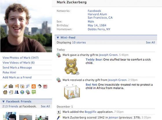 Mark Zuckerberg profile